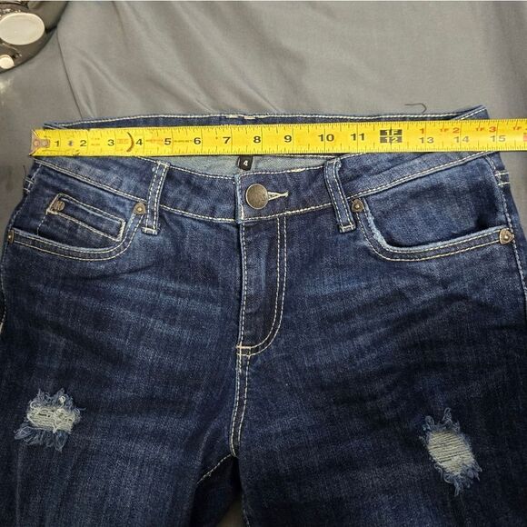 Kut From The Kloth Straight Leg Jeans Sz 4 - Picture 6 of 10